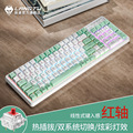 狼途GK102键真机械键盘有线电竞游戏笔记本电脑键鼠一套批发跨境