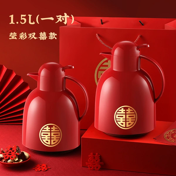 @[Wedding dowry pair] Love red-1.5L