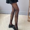 Sexy black brand thin lace tights, silk socks, internet celebrity