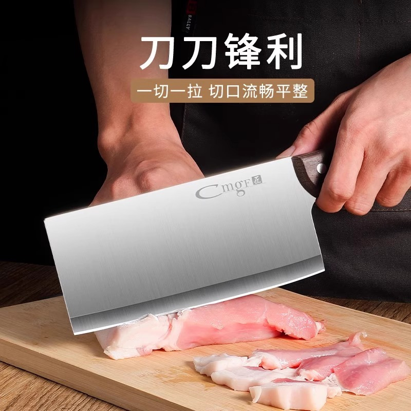 Cuchillo de cocina de mujer, cuchillo de cocina afilado, cuchillo de cocina afilado, cortador de corte de corte de corte de dos usos para cocina