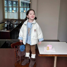 儿童童外套2024秋冬新品女童外套女宝可爱韩版中小童外套