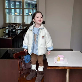 【现货】儿童童外套2024秋冬新品女童外套女宝可爱韩版中小童外套