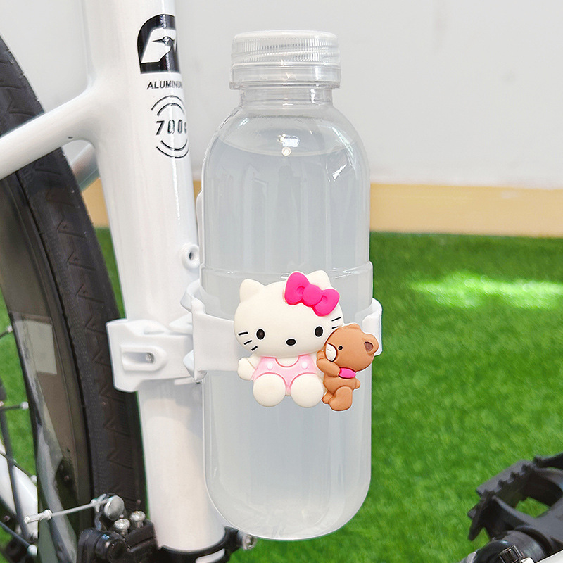 自転車のコップの棚のかわいい漫画のハンドルの多機能のオートバイの電気自動車は通用して飲み物の水筒のブラケットを入れます。|undefined