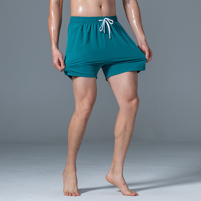 Pantalones cortos de hombre de verano sueltos pantalones grandes para correr deportivo pantalones de secado transpirables de hielo recto