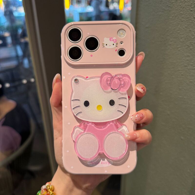 Side Heart-Shaped Case Suitable for Apple 18Promax Phone Case, Cute Kt Mirror Case for Apple 16/12/11 Dopamine Side Heart-Shaped Case Suitable for Apple 18Promax Phone Case, Cute Kt Mirror Case for Apple 16/12/11 Dopamine