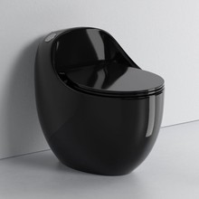 新款鸡蛋型马桶轻奢灰色彩色家用陶瓷蓝色黑色坐便器蛋形艺术坐厕
