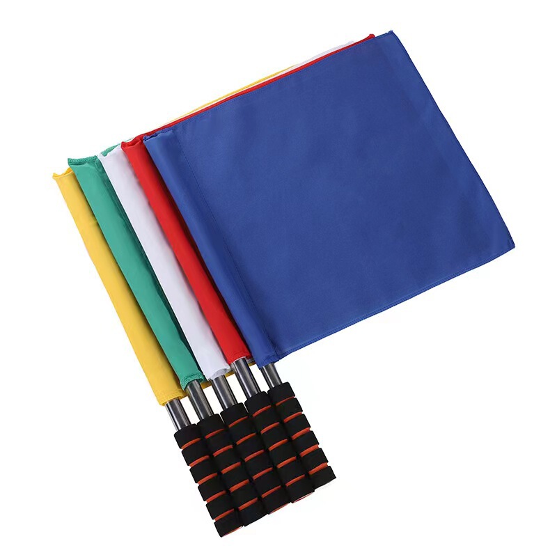 Red and White command flag referee flag signal flag for issuing orders flag border cutting flag patrol flag traffic warning flag wholesale