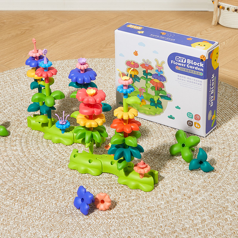 [color box] diy assembled flower bush (trial pack 42 pieces)