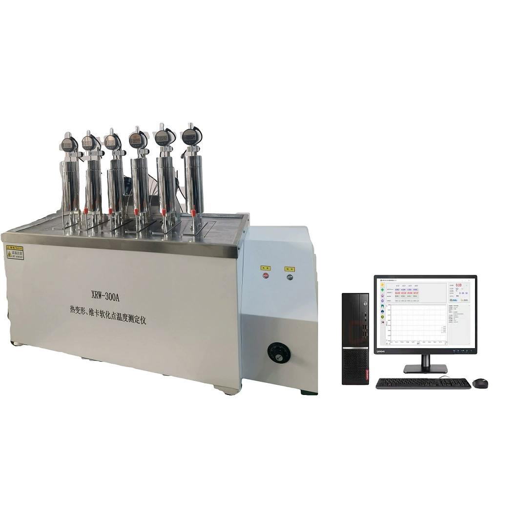 6 Термальный тестер температуры пункта Vicat деформации размягчая с компьютером