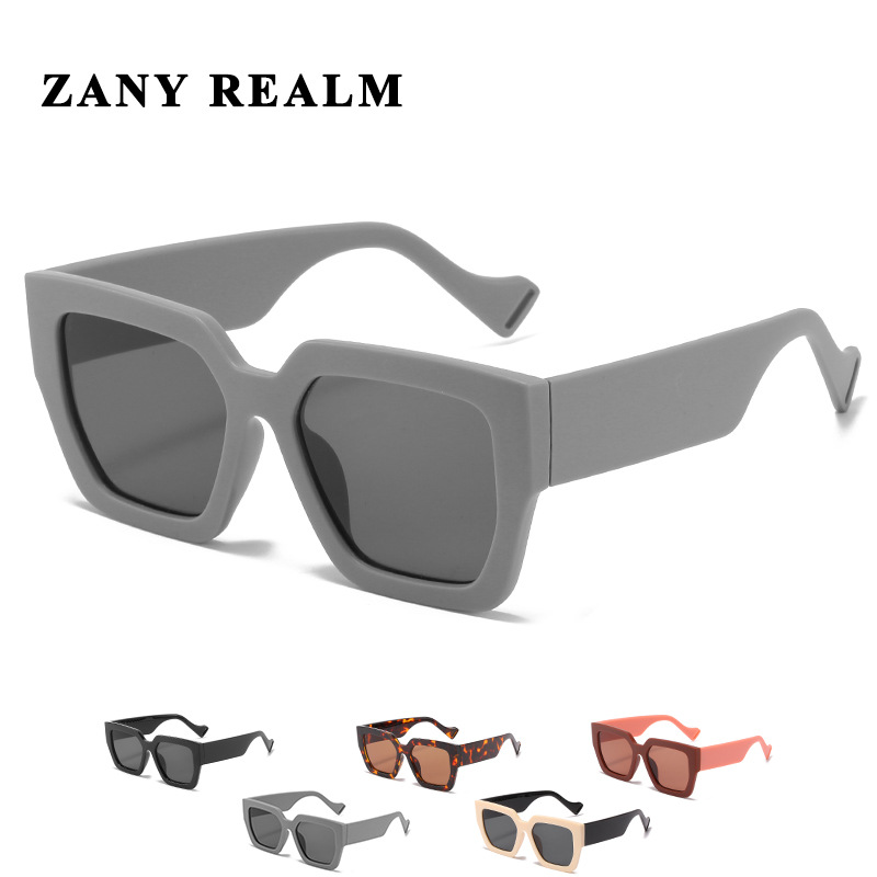 Nuevo elegante marco retro transfronterizo gafas de sol europeo y americano Comercio exterior Panda contraste color personalizado gafas de sol fabricante en stock 3922