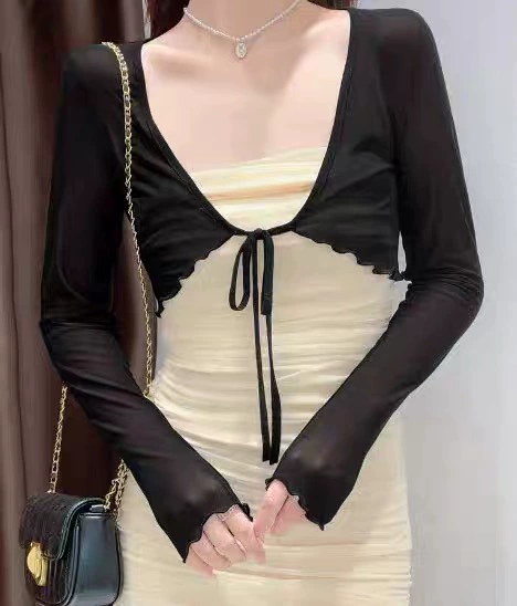 Дизайн тонкой летней кофты-кардигана, slip dress, накидка, тренд сезона, солнцезащита