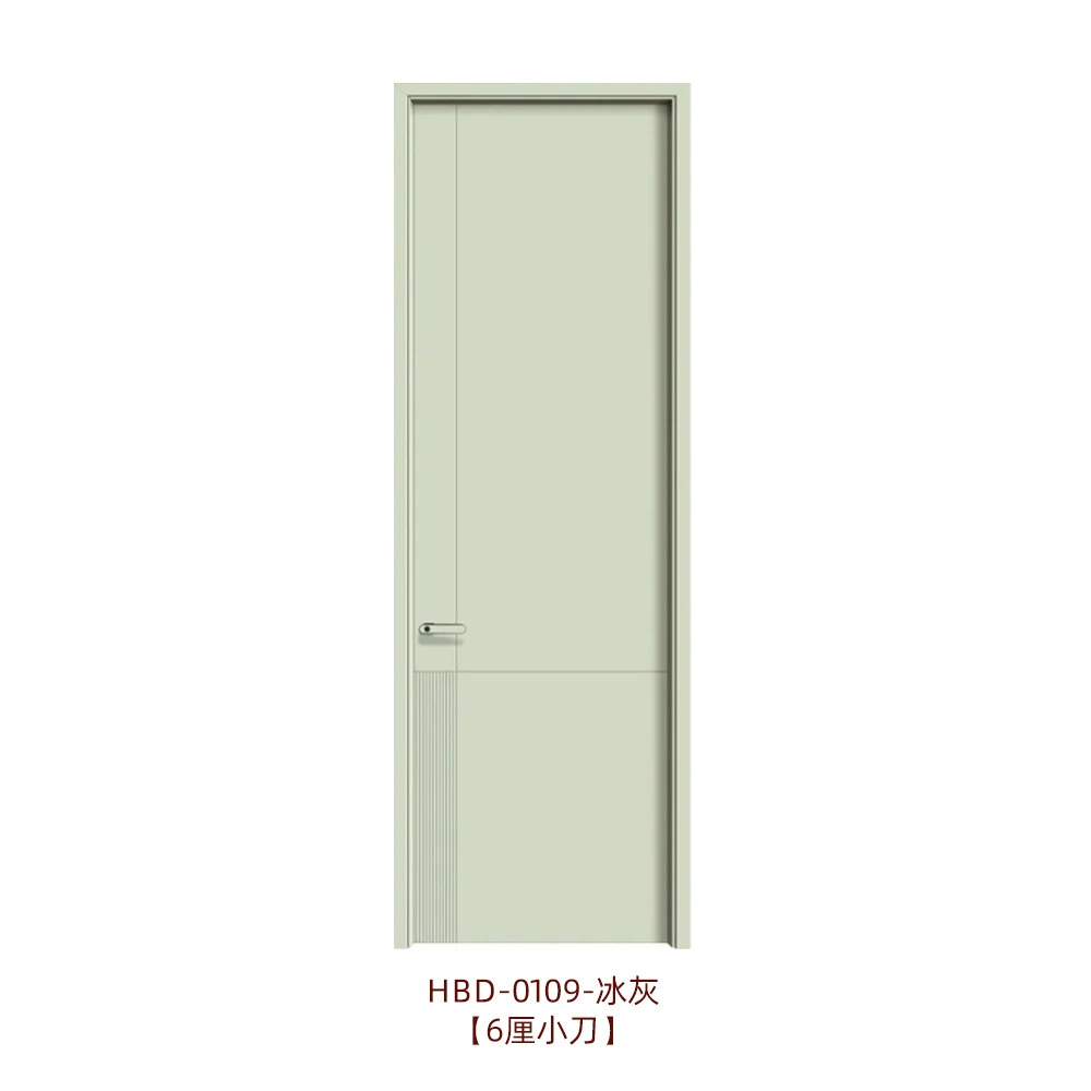 П solid wood carved door interior door solid wood door custom bedroom door paint-free flat panel invisible door grille invisible door wall panel