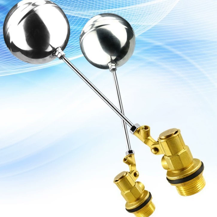 Прямой заводской подключаемый запорный клапан для воды, поплавковый клапан из нержавеющей стали с двойной головкой, латунь, 1/2 дюйма, 2/1, полные характеристики, большая скидка