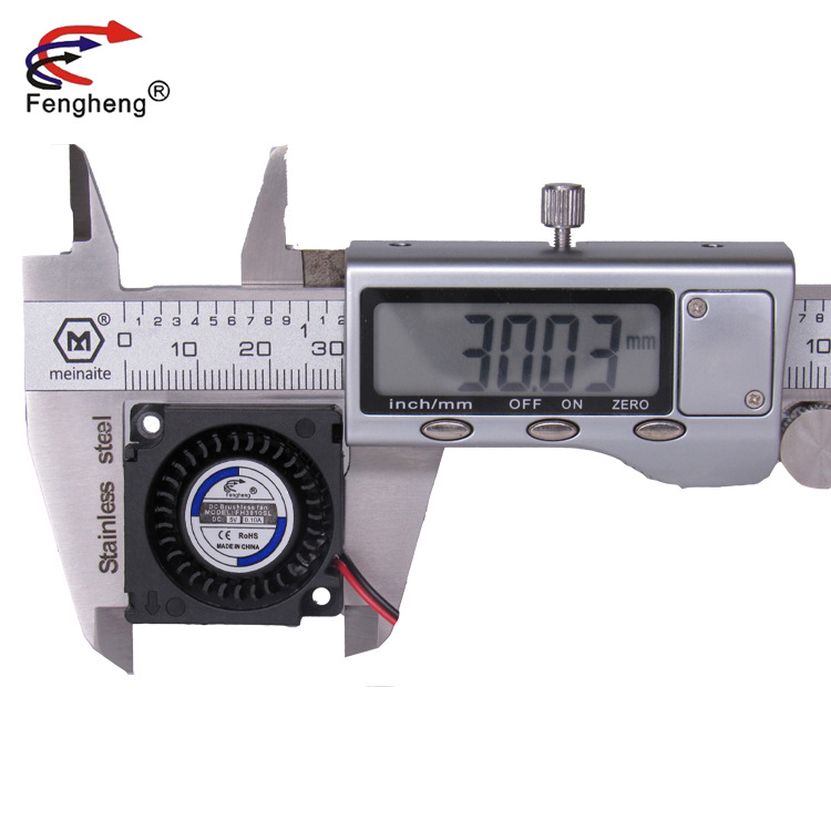 fengheng30*30*10mmDC12V 0.10A 滚珠10000RPM UV灯用3CM3010风扇