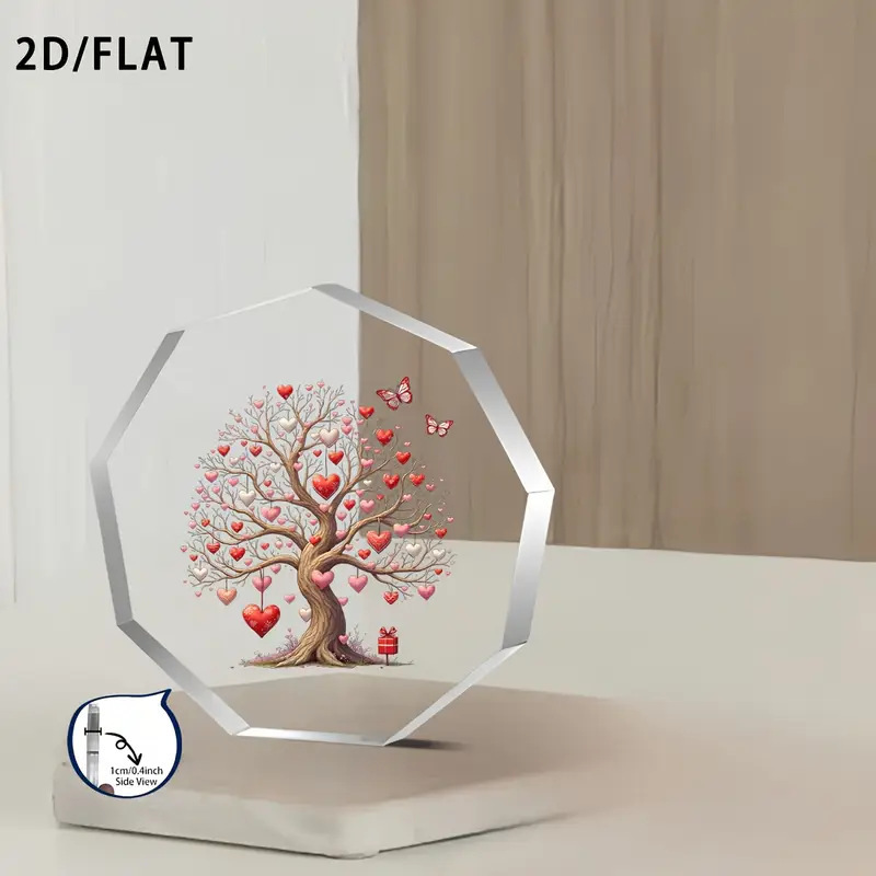 Amazon 新製品ホットセール透明九角形アクリル蝶飾りデスクトップ装飾工芸品テーブルセッティング|undefined