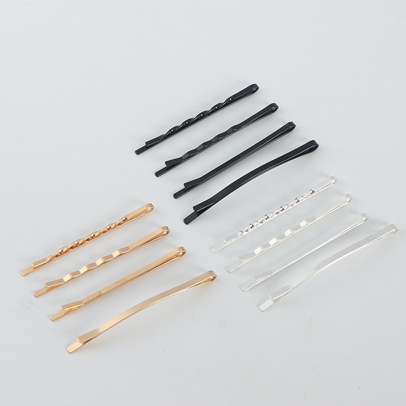 Gold, silver, black, twisted, wavy, straight, curved clips, accessories wholesale, direct sales from manufacturer, DIY clips Gold, silver, black, twisted, wavy, straight, curved clips, accessories wholesale, direct sales from manufacturer, DIY clips