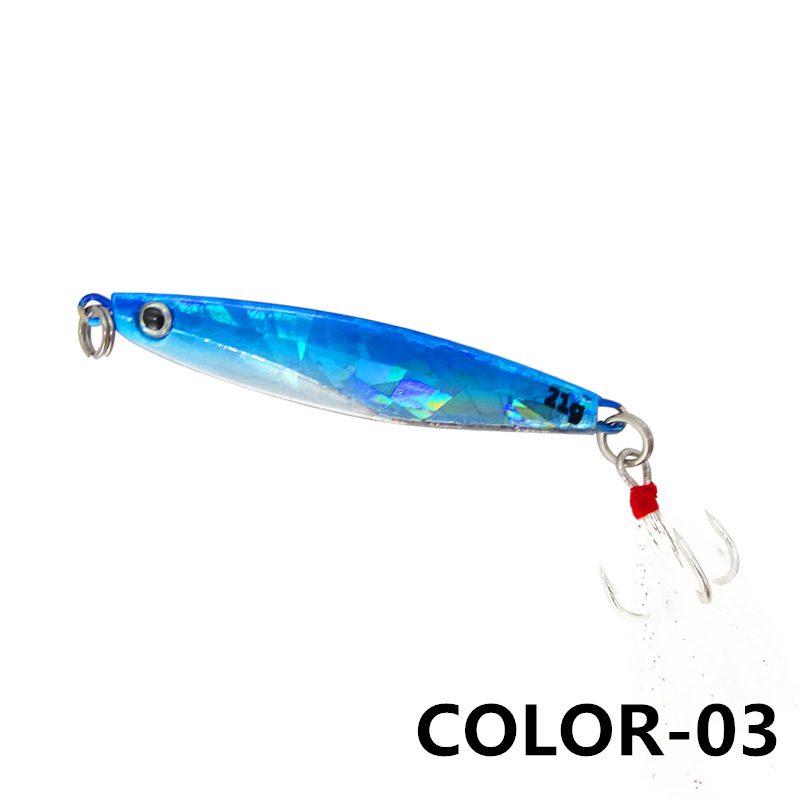 Metal Jigging Fishing Lures Deep Diving Spoon Daits Dass Trout Fresh Water Fishing Lure