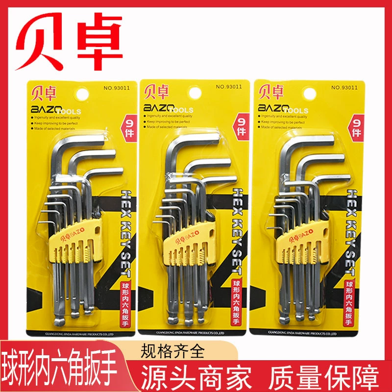 Betzo 93011 внутренний шестигранный гаечный ключ 9 комплектов сферической высокой твердости