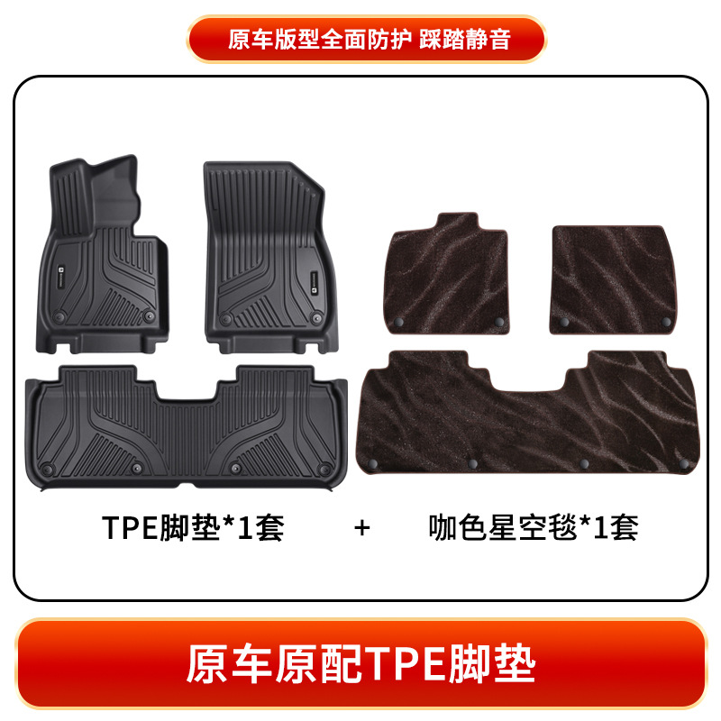 TPE+갈색 별이 빛나는 하늘 담요