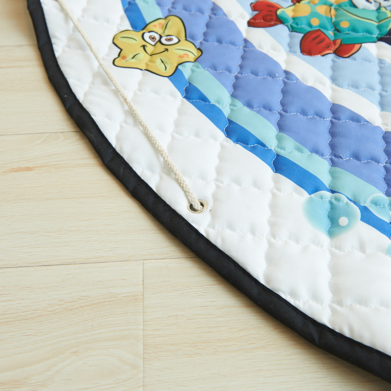 Las esteras de piso de almacenamiento acolchadas de viento ins, las bolsas de almacenamiento de juguetes troyanos para automóviles pueden admitir una generación