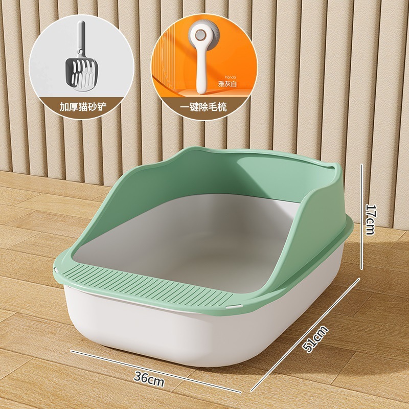 メーカー超大号全半閉鎖式猫糞盆防帯砂特小サイズ猫トイレ猫用品大全|undefined