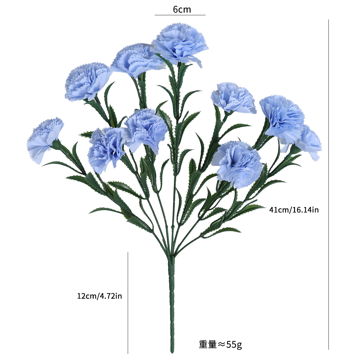 Simulación de 10 claves de flores para decorar el hogar Día de la Madre Día del Maestro Regalo de flores Decoración de la mesa