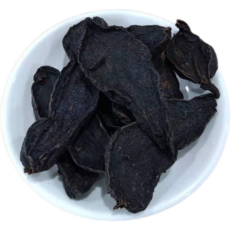 Prepared He Shou Wu Root Chunks 500g Zhi He Shou Wu Nine Times Steamed Sliced Herbal Tea and Decoction Pieces specifications
