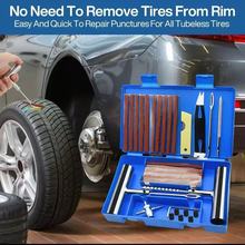 跨境58pc汽车轮胎真空胎补胎工具套装自行车电动车轮胎快速修理包