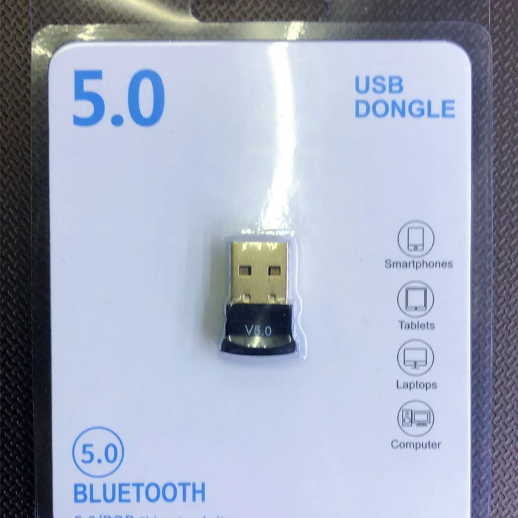 Адаптер Bluetooth 5.0 USB для настольного компьютера и ноутбука, прием Bluetooth 5.0