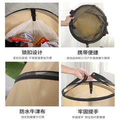 加工定製園林植草袋戶外園藝大容量垃圾袋便攜式彈出式收納桶