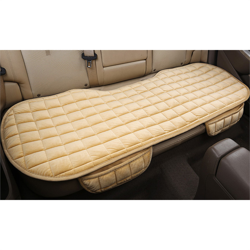 国境を越えたWISH冬用車用ぬいぐるみ3点セット、滑り止め、一体型、背もたれなし、市松模様、結ばない、工場直販|undefined