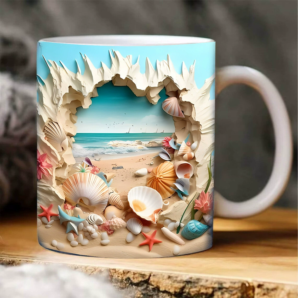 Ceramic Mug Home Creative Library Coffee Cup Cross-Border 3D Bookshelf Mug Ceramic Water Cup