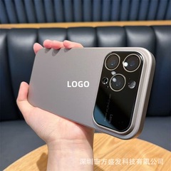 适用iPhone16promax手机壳秒变17大视窗肤感超薄PC硬保护套苹果15