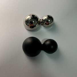 半圆大衣对扣 锌合金材质大圆25mm小圆18mm