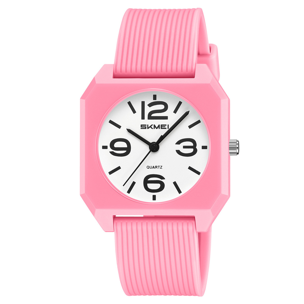 Momento cuadrado reloj 50 metros impermeable dopaminas viento reloj de pulsera de estudiantes simple reloj de cuarzo al por mayor