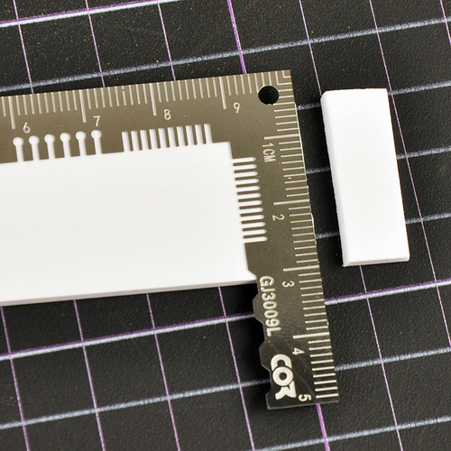 Gundam model making tools DIY handmade ABS rubber sheet detail modification engraved cutting stainless steel T-shaped ruler