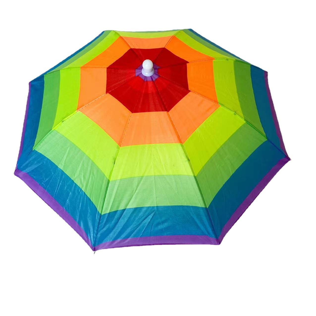 (Wholesale), umbrella, travel rainbow hat, on elastic band 5