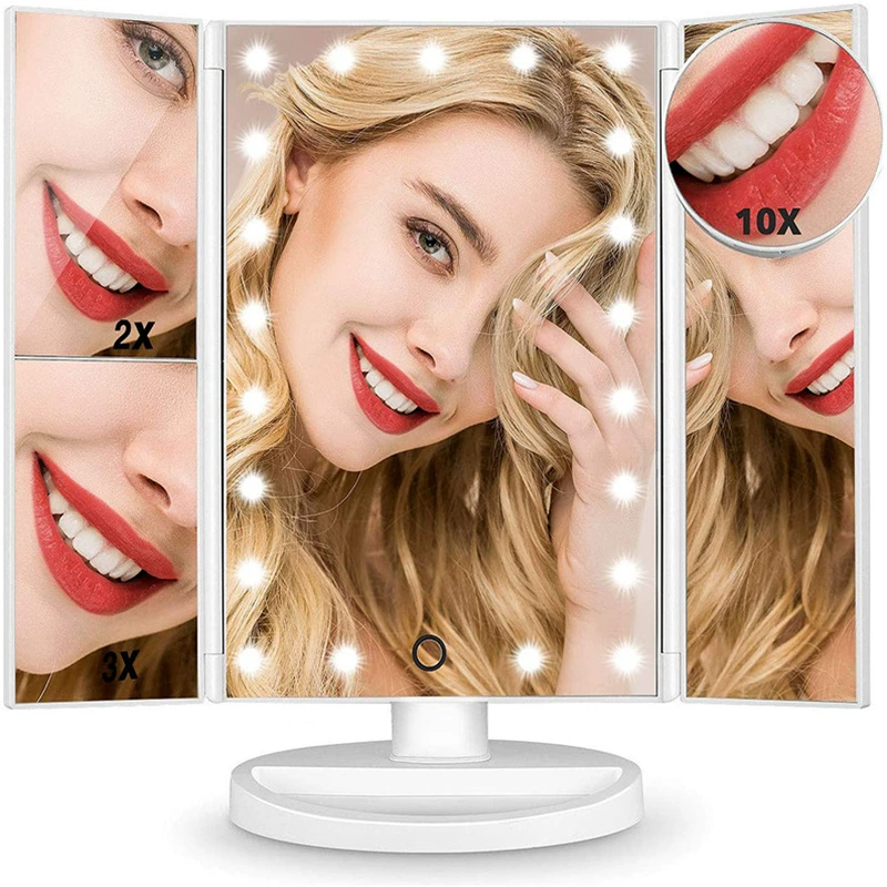 Складная настольная лампа с LED, сенсорное управление, заполняющий свет, зеркало с подсветкой, новая коллекция
