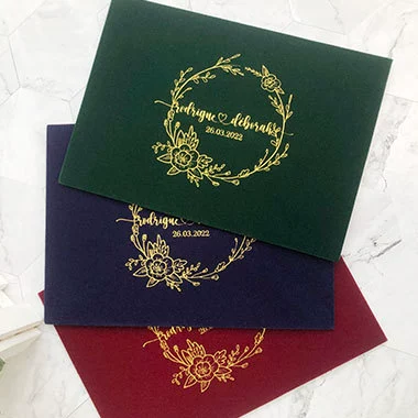 Высококачественные атмосферные свадебные приглашения в европейском стиле могут быть позолоченными свадебными приглашениями на шелковую ширму, бархатный конверт, приглашения