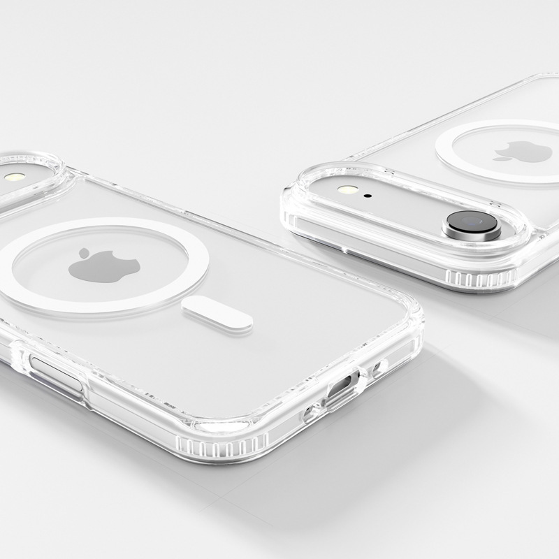 Amazon 適用 iphone17pro 携帯電話ケース透明落下防止スペースケース Apple 17Air 磁気携帯電話ケース|undefined