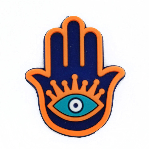 Evil Eye Croc Shoes Accessories Cross-Border Croc Accessories Decorative Buckle DIY Removable Shoe Flowers