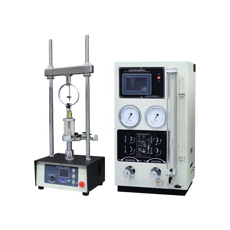 Австрийский испытательный прибор для контроля натяжения трехосный прибор прочность на сдвиг почвы пор детектор давления воды Геотехнические трехосный прибор