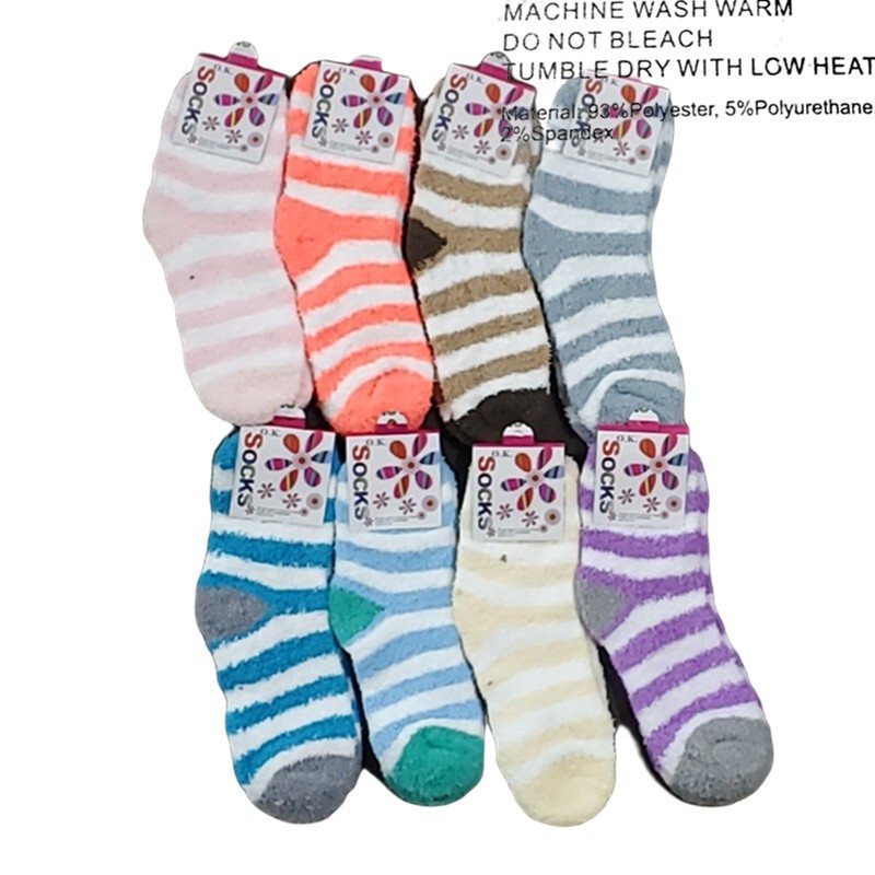 Half Velvet Socks, Women's Slippers, Coral Velvet Socks, Plush Fluffy Sleeping Socks, Mid-Tube Stripesd Warm Home Socks, Cross-Border Half Velvet Socks, Women's Slippers, Coral Velvet Socks, Plush Fluffy Sleeping Socks, Mid-Tube Stripesd Warm Home Socks, Cross-Border