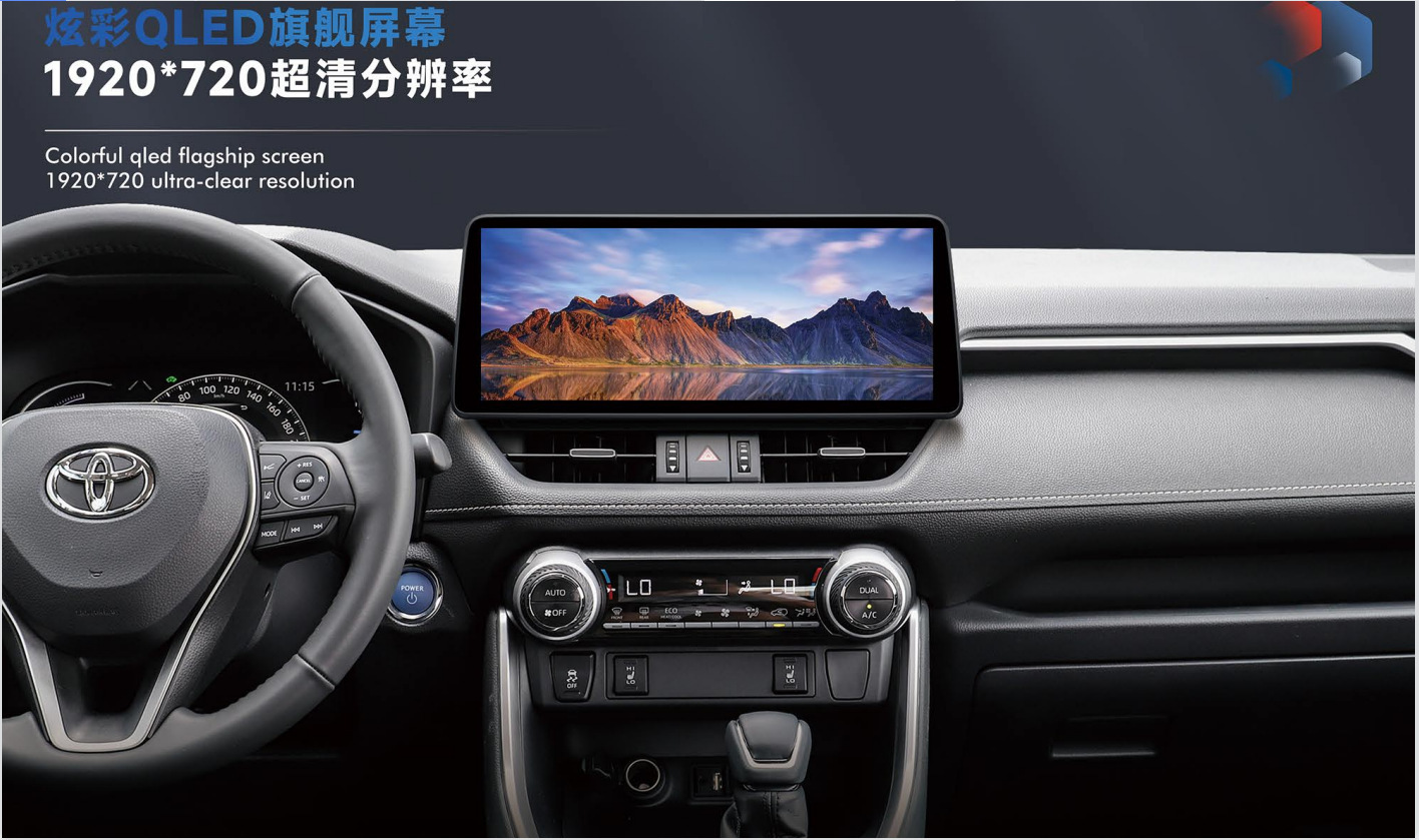 Suitable for Toyota Sienna Panoramic 360 Android 12 Modified Central Control Large-Screen Navigation All-In-One Display
