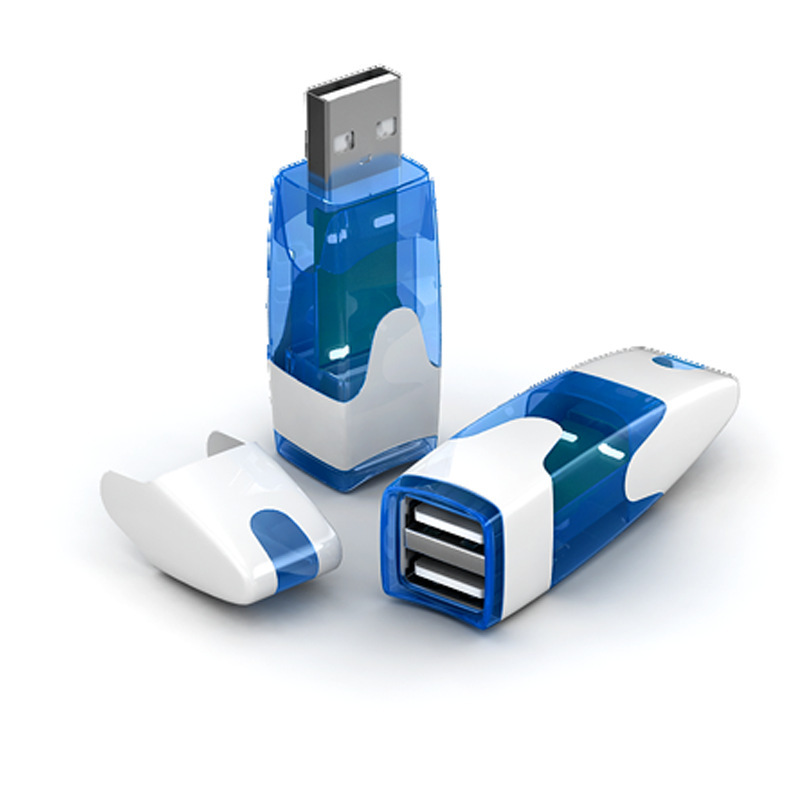Car USB Extension Head Car Charger Conversion Plug USB Splitter Mp3 Car Mobile Phone Mini Portable