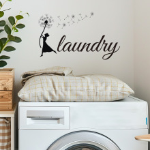 �¿� ACC32104 Ů���ѹ�ӢLaundryϴ�·��Ҿ�����װ��ǽ��ֽ��ճ