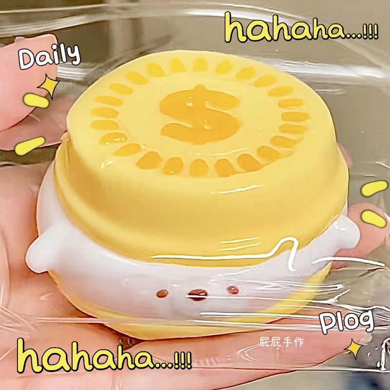 Xiaohongshu の同じスタイルのピンチ卵黄おにぎり水っぽいクリーミーな感触の解凍 DIY 食品グレードのピンチ|undefined