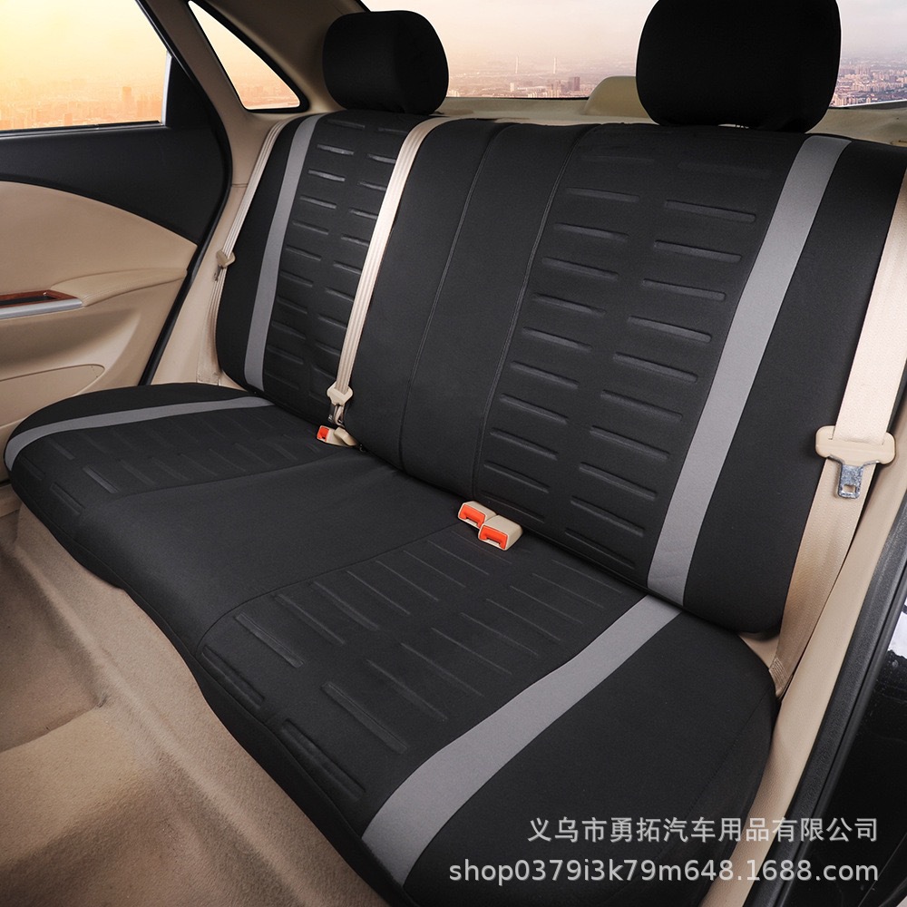 Cross-Border Best-Selling 3D Fine Stripe Press-Fit Universal Car Seat Covers Amazon Temu Meike Duo Europe, America, Russia