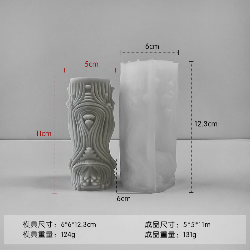 Jiahui-mei onda cilindro banano molde de molde mol