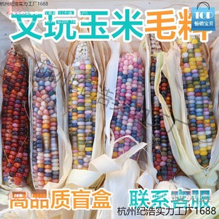Mini Cultural and Creative Corn Wool Hand Pieces Bodhi Blind Box Wholesale Cultural and Creative Corn Crafts